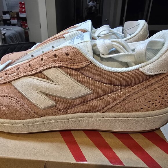 New Balance Numeric 440 V2 NM440JW2 Pale Pink White Suede Skate Shoes Mens 10 - Picture 1 of 14